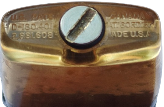 1957  VU LİGHTER BY SERIPTO AMERİKAN BENZİNLİ TASLI MEKANIK  CAKMAK USA