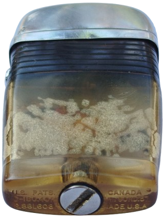 1957  VU LİGHTER BY SERIPTO AMERİKAN BENZİNLİ TASLI MEKANIK  CAKMAK USA