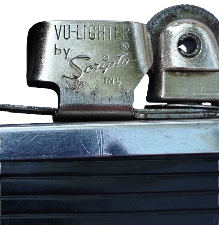 1957  VU LİGHTER BY SERIPTO AMERİKAN BENZİNLİ TASLI MEKANIK  CAKMAK USA
