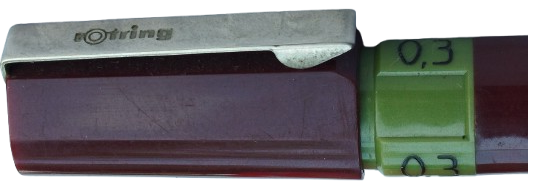 ROTRING 0.3 KALİGRAFİ RAPIDO KALEMİ  MADE IN GERMANY BORDO BAKALİT KASA