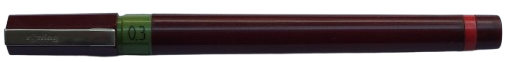 ROTRING 0.3 KALİGRAFİ RAPIDO KALEMİ  MADE IN GERMANY BORDO BAKALİT KASA
