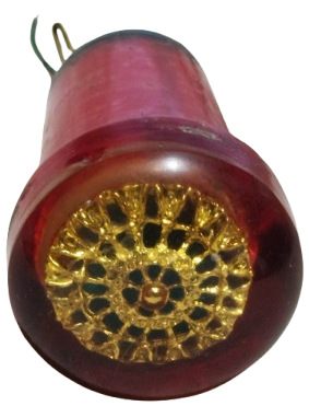 1970 YERLİ URETİM POLİ KARBON ISIKLI VİTES TOPUZU KIRMIZI BEYAZ ALTIN RENKLERDE