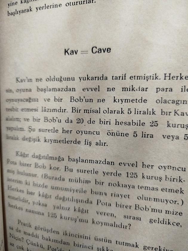 1948 POKER OYUNUN İNCELİKLERİ  POKERDE NASIL KAZANILIR ULVİYE GORENER ZERBAMAT ANKARA