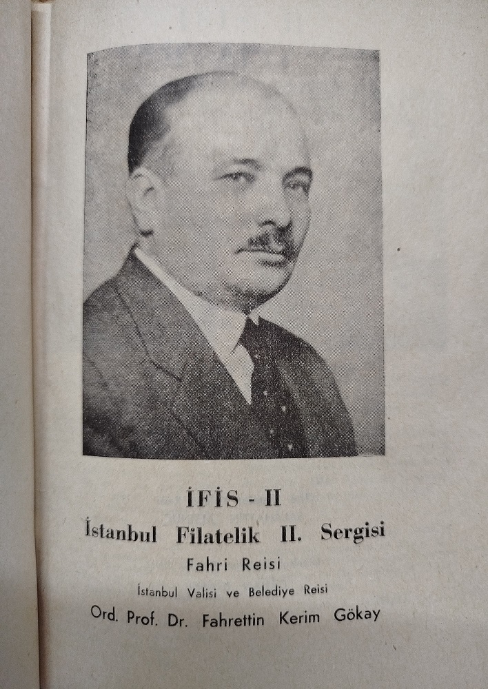 İFİS II İSTANBUL FİLATELİK II. SERGİSİ - İSTANBUL 11.XI-1957 - İLK GÜN DAMGALI - 3 ISLAK İMZALI