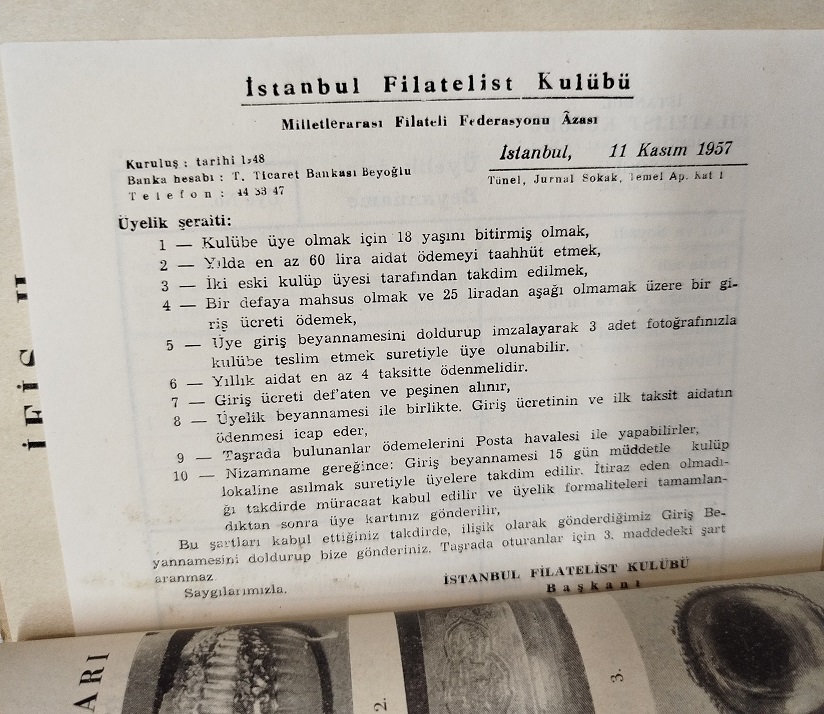 İFİS II İSTANBUL FİLATELİK II. SERGİSİ - İSTANBUL 11.XI-1957 - İLK GÜN DAMGALI - 3 ISLAK İMZALI