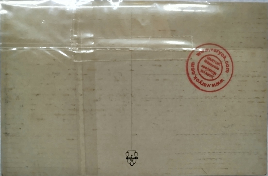 OSMANLI HİLALİAHMER KIZILAY KARTPOSTAL GALATA KOPRUSU UZERİNDE GONULLULERİN YARDIM KARSILINDA ROZET TAKDIKLARI