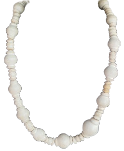 KOLYE ESKİSEHİR DOGAL LULE TASI OZEL TASARIM  EL TORNASINDA USTA İSİ KOLYE