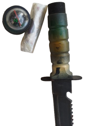 SURVIVAL KNIFE KOMANDO RAMBO HAYATTA KALMA BICAGI ORJINAL  KUTUSUNDA 