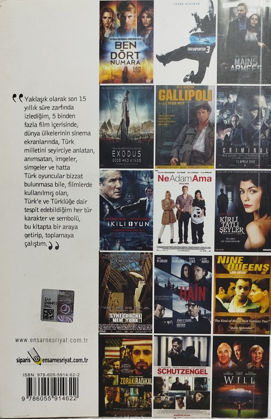 DÜNYA SİNEMALARINDA TÜRK İZİ  İLHAMİ İNCEGOZ  GÜLHANE YAYINLARI 