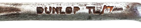 DUNLOP MADE İN ENGLAND DAMGALI CELİK LEVYE BİSİKLET İC LASTİK DEİSİM TAMİR ONARIM LEVYESİ  
