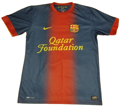 UEFA ŞAMPİYONLAR LİGİ FC BARCELONA'NIN 2011-2012 SEZONU GİYDİGİ ORJINAL FORMADIR