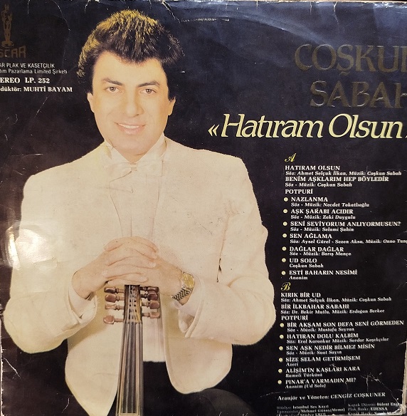 COŞKUN SABAH HATIRAM OLSUN 33 LP PLAK ORJINAL BASKI KAPAK