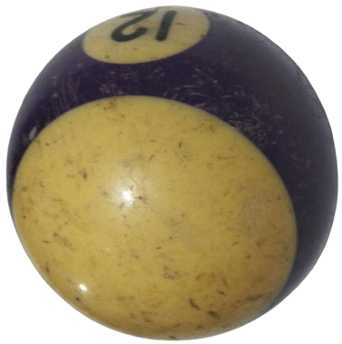 1950 KREM MOR CİFT RENKDE ALMAN KATALİN BİLARDO TOPU ATIK CATLAK KIRIK YOKTUR MALZEMELİK