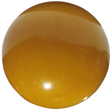 1950 LİMON SARISI RENKDE ALMAN KATALİN BİLARDO TOPU ATIK CATLAK KIRIK YOKTUR MALZEMELİK