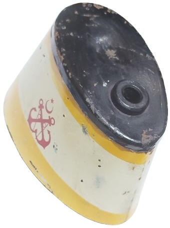 1960 SİRKETİ HAYRİYE DENİZCİLİK BANKASI METAL BACA KUMBARA