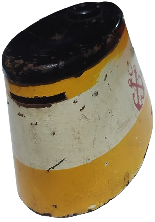 1960 SİRKETİ HAYRİYE DENİZCİLİK BANKASI METAL BACA KUMBARA