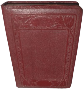 1930 TURKİYE CUMHURİYETİ ZIRAAT BANKASI ANONIM SİRKETİ KİTAP FORMUNDA  BORDO KUMBARA BUYUK BOYDADIR