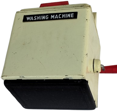 WASHİNG MACHINE MEKANİK KURMALI MERDANELİ MODEL CAMASIR YIKAMA MAKİNESİ METAL OYUNCAK