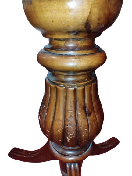 AHSAP MASIF TORNA CEKİM DİLİMLİ GOVDE CIFT MASA AYAGI UC AYAKLI SITAND OLARAK UYGUNDUR