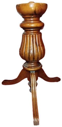 AHSAP MASIF TORNA CEKİM DİLİMLİ GOVDE CIFT MASA AYAGI UC AYAKLI SITAND OLARAK UYGUNDUR