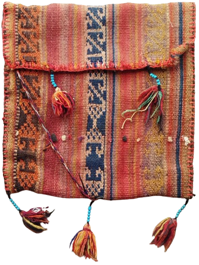 COBAN AZIK CANTASI HEYBE İCERSİNE YİYECEK KOYULUR YUN VE KOK BOYA