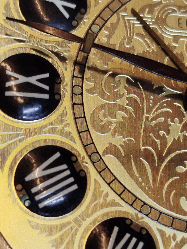 EUROPA 2 JEWELS GERMANY KURMALI MEKANİK ALARMLI BASUCU VE  MASA SAATİ 