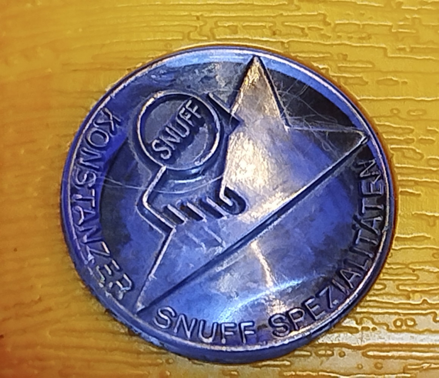 RUMNEY'S EXPORT SNUFF TOBACCO KONSTANZ ENFİYE BURUNA CEKİLEN SERT MİKA KUTUSU