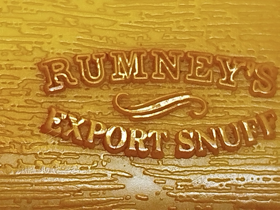 RUMNEY'S EXPORT SNUFF TOBACCO KONSTANZ ENFİYE BURUNA CEKİLEN SERT MİKA KUTUSU