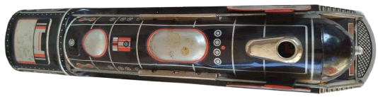 1960 SİLVER STREAK 3305 TOYS TRAIN TENEKE OYUNCAK TREN  JAPON MALI 