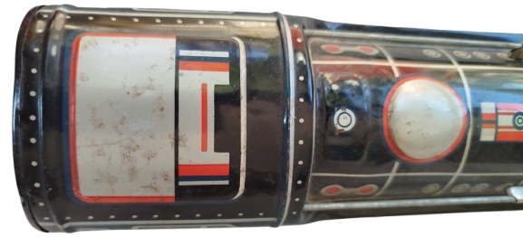 1960 SİLVER STREAK 3305 TOYS TRAIN TENEKE OYUNCAK TREN  JAPON MALI 