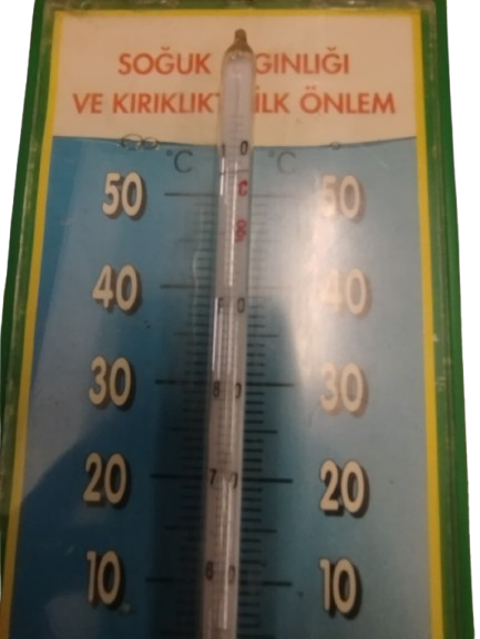 BAYER ASPİRİN REKLAMLI ALMAN BUYUK BOY  YESİL RENDE MİKA DERECE