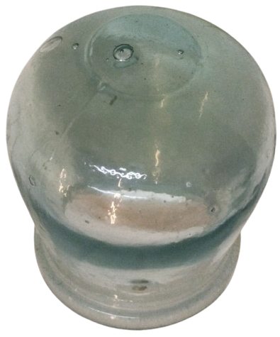 OSMANLI YESİL CAM HACAMAT SİSE Sİ KABİLİSTAN (KUPA ÇEKME) TEDAVİSİ İÇİN 