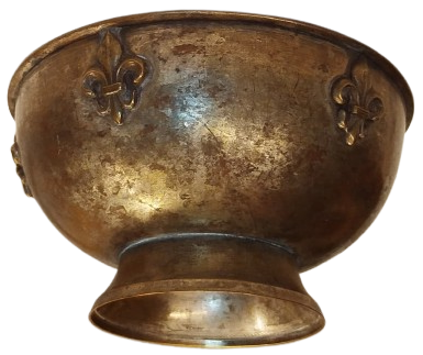 İZCİ OYMAK BASI TASI UZERİNDE 5 ADET KABARTMA ZAMBAK CİCEGİ  ALLAH'A, DEVLETE VE İNSANLIĞA KARŞI GÖREVLER