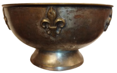 İZCİ OYMAK BASI TASI UZERİNDE 5 ADET KABARTMA ZAMBAK CİCEGİ  ALLAH'A, DEVLETE VE İNSANLIĞA KARŞI GÖREVLER