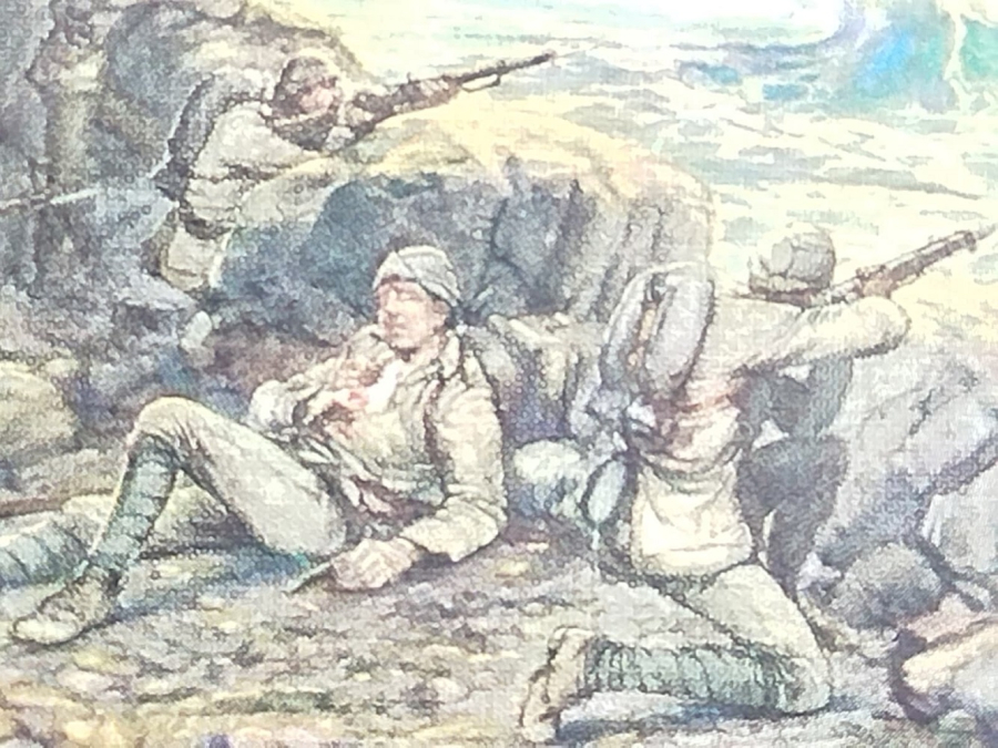 OSMANLI HİLALİAHMER KIZILAY KARTPOSTAL SAVAS SAHNELERİNDEN KESİTLER ARKASI BOS YAZISIZ