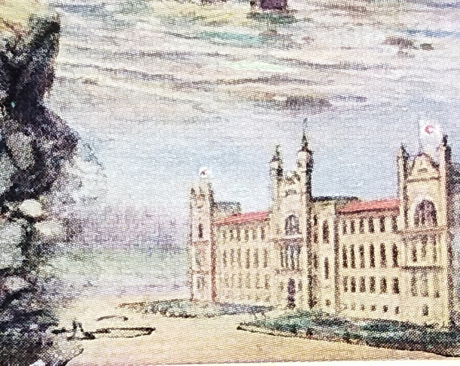 OSMANLI HİLALİAHMER KIZILAY KARTPOSTAL SAVAS SAHNELERİNDEN KESİTLER ARKASI BOS YAZISIZ