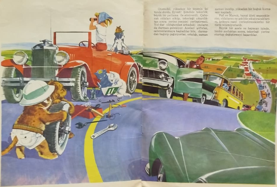 FİLİZ OTOMOBİLDE SUMER YAYINLARI RENKLİ DERGİ