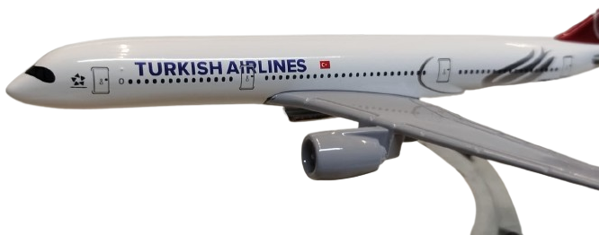 TURKISH AIRLINES A STAR ALLIANCE MEMBER A350 1:400 MODEL PLANE MAKET KAIDELİ UCAK