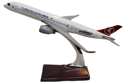 TURKISH AIRLINES A STAR ALLIANCE MEMBER A350 1:400 MODEL PLANE MAKET KAIDELİ UCAK