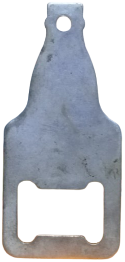 MEŞRUBAT ŞİŞE KAPAGI ACACAGI EFES PİLSEN BİRA REKLAMLI KROM METAL ŞİŞE FORMUNDA KAPAK ACACAK