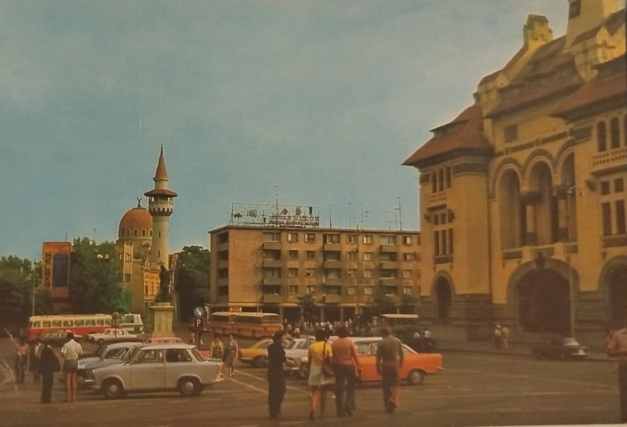 1970 KARTPOSTAL, ROMANYA'NIN CONSTANTA ŞEHRİNDEN GELEN BİR TURİSTİK KARTTIR. 1970'Lİ YILLARDA, SOSYALİST ROMANYA DÖNEMİ