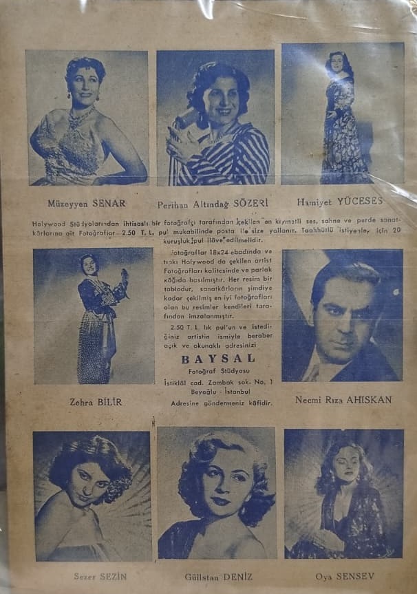 RESİMLİ RADYO DÜNYASI AYTEN ALPMAN KAPAK RESİMLİ  SAYI 51 1950 -1953 YILLARI ARASINDA YAYIMLANMIŞ BİR MAGAZİN DERGİSİDİR