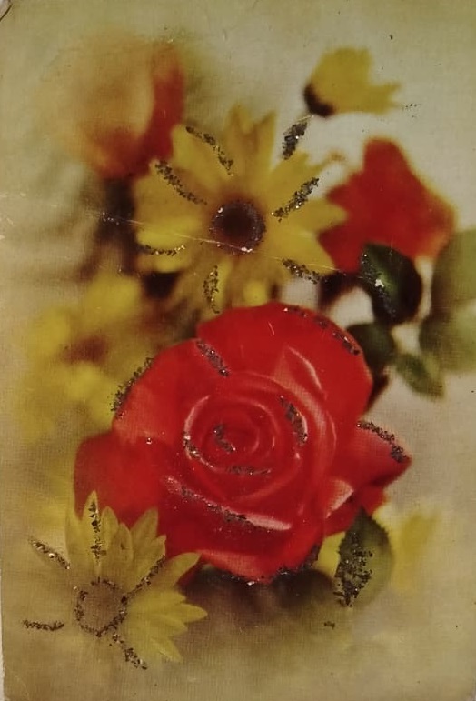 1970 UZERİ PIRILTILI PARLAK SİMLİ YENİ YIL BAYRAM TEBRİK KARTI 10 ADET ARKASI BOS YAZISIZ