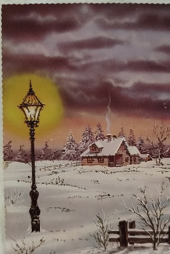 1970 UZERİ PIRILTILI PARLAK SİMLİ YENİ YIL BAYRAM TEBRİK KARTI 10 ADET ARKASI BOS YAZISIZ