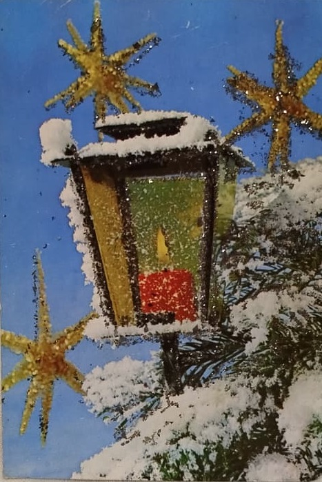 1970 UZERİ PIRILTILI PARLAK SİMLİ YENİ YIL BAYRAM TEBRİK KARTI 10 ADET ARKASI BOS YAZISIZ