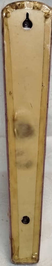 TERMOMETRE EV İCİ SICAKLIK  SOGUKLUK OLCER DERECE CAM CUBUK İCERSİNDE KIRMIZI CIVA PLASTİK MOR RENKDE KASALI 