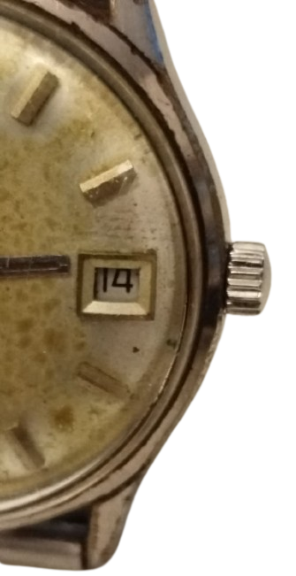 SILVANA 20 JEWELS AUTOMATIC  SWISS TAKVİM GUN TURKCE GOSTERGELİ OTOMATİK KOL SAATİ