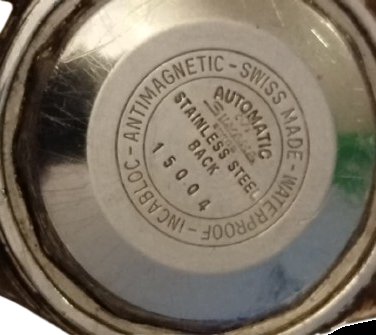 SILVANA 20 JEWELS AUTOMATIC  SWISS TAKVİM GUN TURKCE GOSTERGELİ OTOMATİK KOL SAATİ