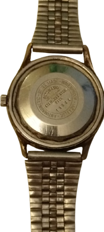 SILVANA 20 JEWELS AUTOMATIC  SWISS TAKVİM GUN TURKCE GOSTERGELİ OTOMATİK KOL SAATİ