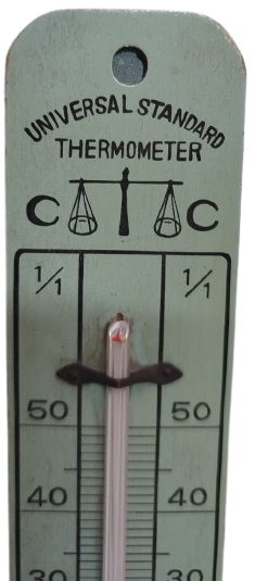 TERMOMETRE EV İCİ SICAKLIK  SOGUKLUK OLCER DERECE CAM CUBUK İCERSİNDE KIRMIZI CIVA KIRMIZI AHSAP ADALET TİMSALİ TERAZİ BULUNAN